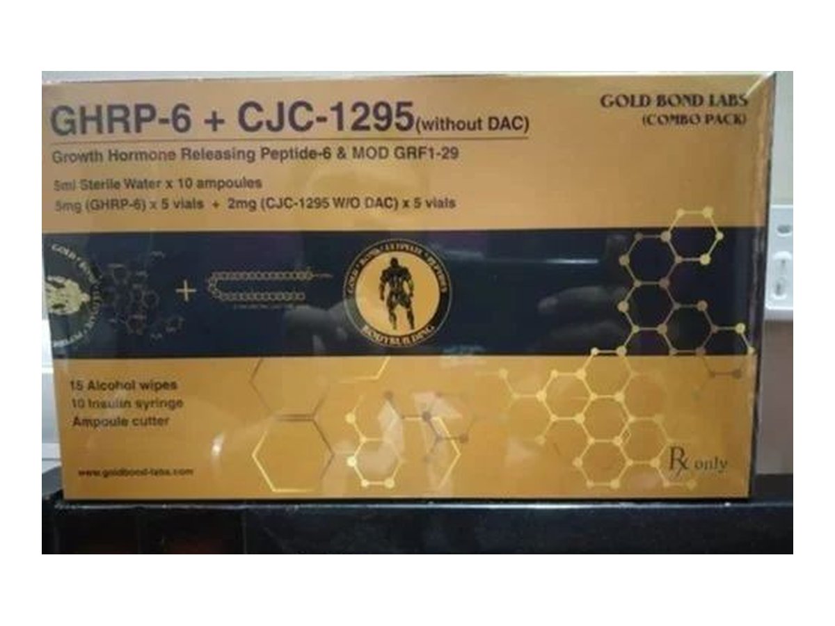Gold Bond GHRP-6 + CJC Without DAC (Combo Kit)